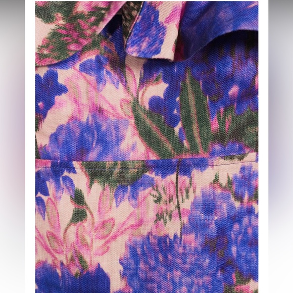 Zimmerman high Tide Frilled Mini Dress In Floral Print - Picture 2 of 8